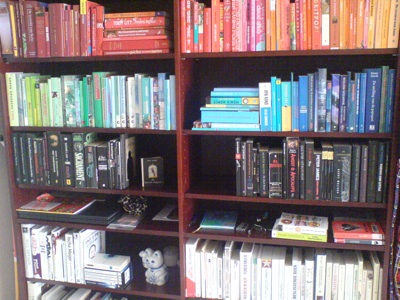 mijn boeken op kleur